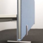 Skrivbordsskärm Rounded 160 cm