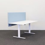 Skrivbordsskärm Rounded 160 cm