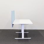 Skrivbordsskärm Rounded 160 cm