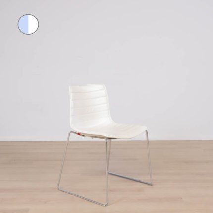 Vit Caféstol Catifa 46