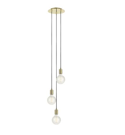 Benvit/Ljusgrå Gardin