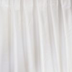 Benvit/Ljusgrå Gardin